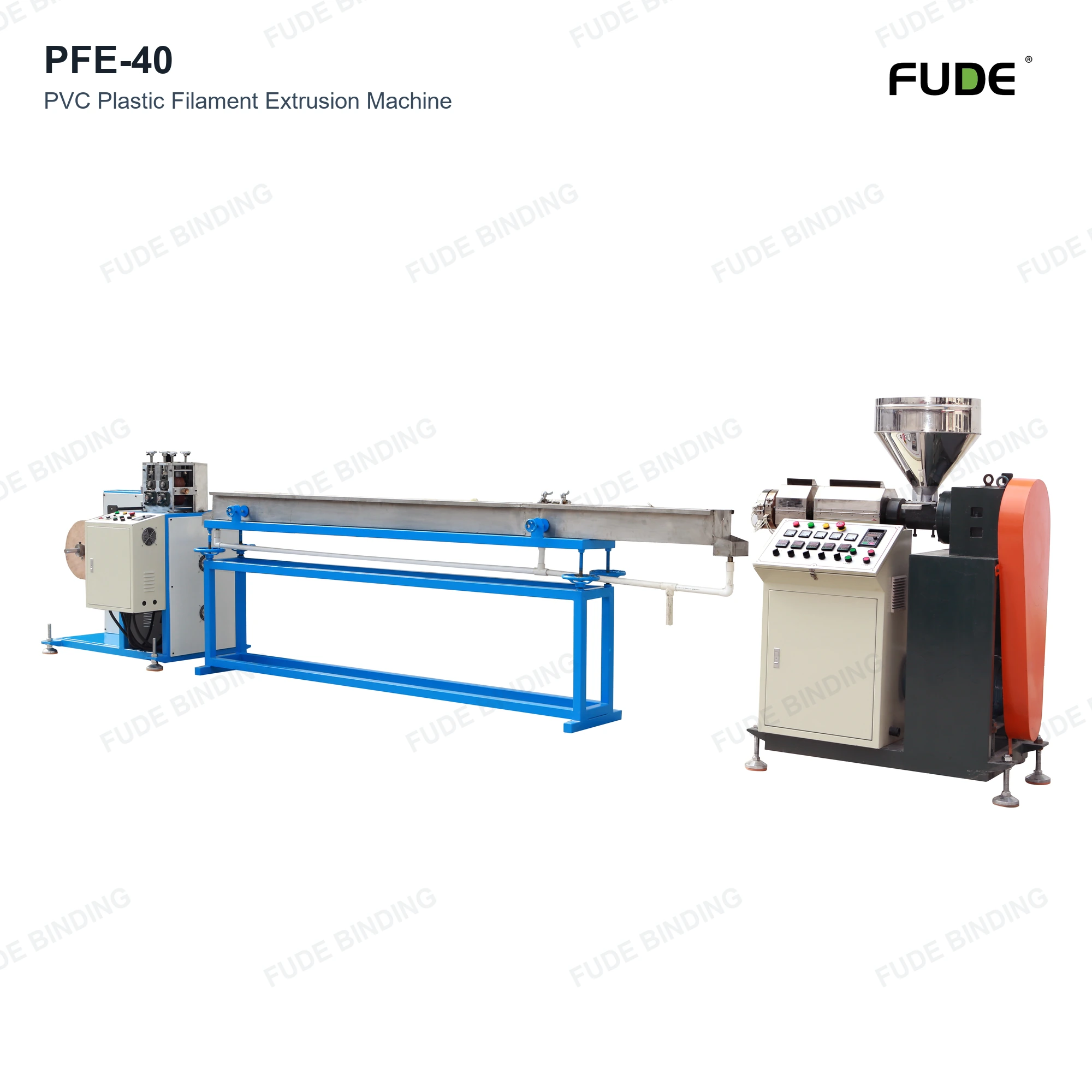 Màquina d'extrusió de filaments de plàstic de PVC PFE-40